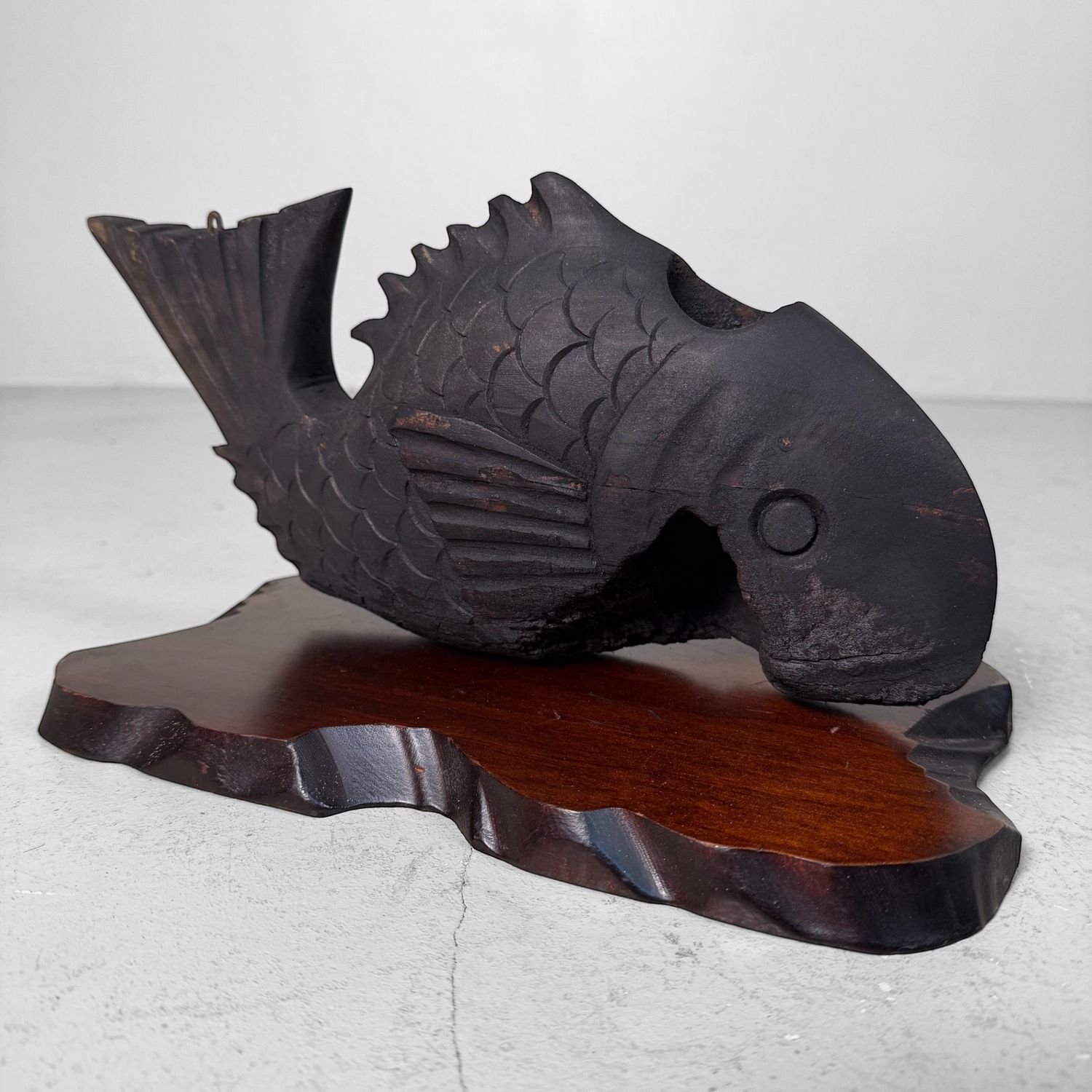 Antieke Japanse Jizai Kagi, Display, Zeebrasem, 1910s