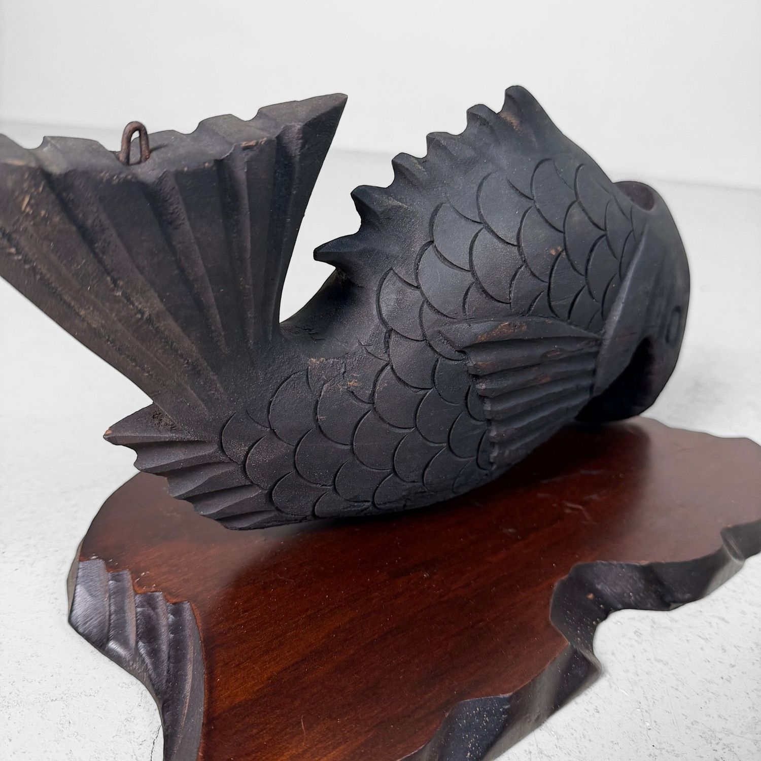 Antieke Japanse Jizai Kagi, Display, Zeebrasem, 1910s