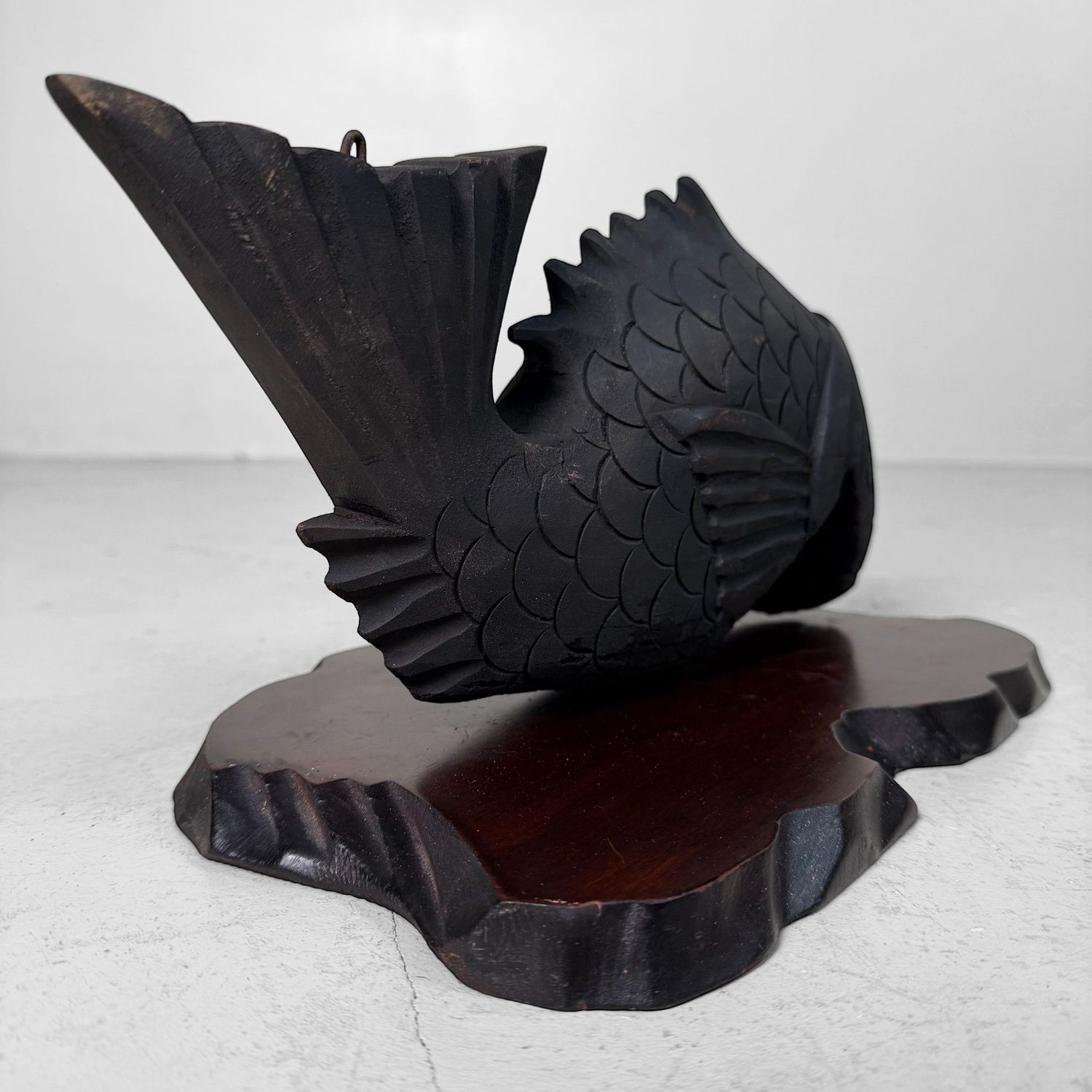 Antieke Japanse Jizai Kagi, Display, Zeebrasem, 1910s