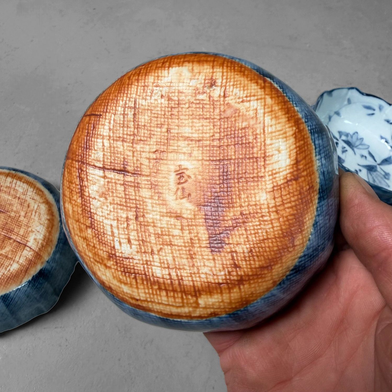 Set Japanse Kobachi, Porseleinen Serveerkommen, 1960s