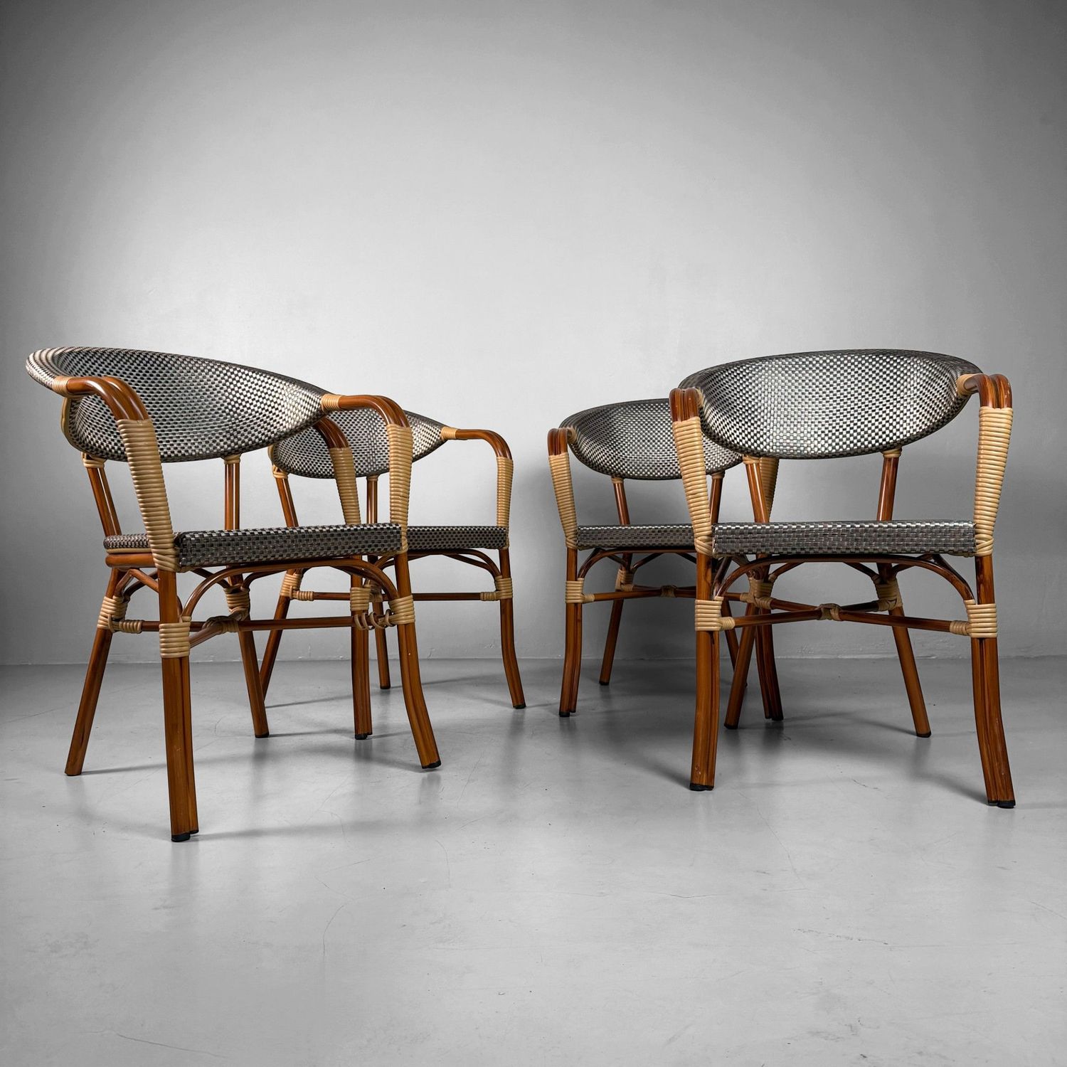 Set Retro Bistro Stoelen ‘Elysée’, 2000