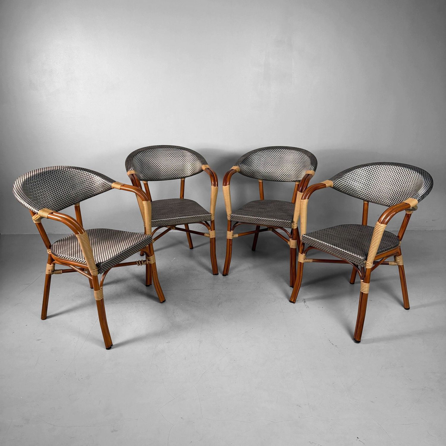 Set Retro Bistro Stoelen ‘Elysée’, 2000