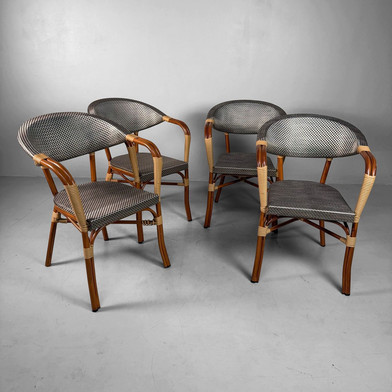 Set Retro Bistro Stoelen ‘Elysée’, 2000