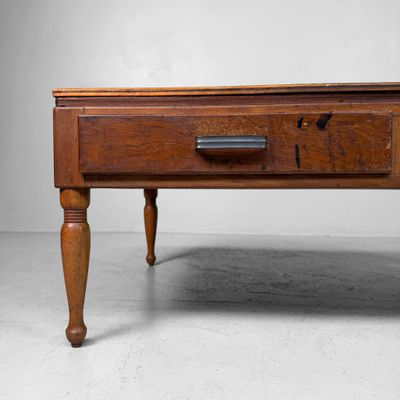 ​Lage Japanse Schrijftafel met Lades, 1950s