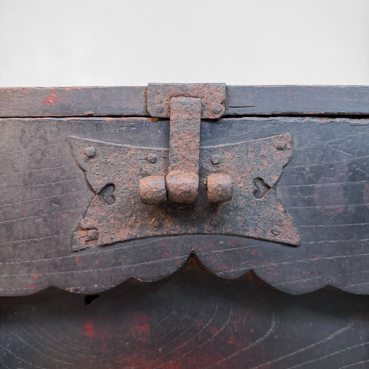 Decorative Wooden Japanese Zenibako Chest for Interior Styling, 1860s