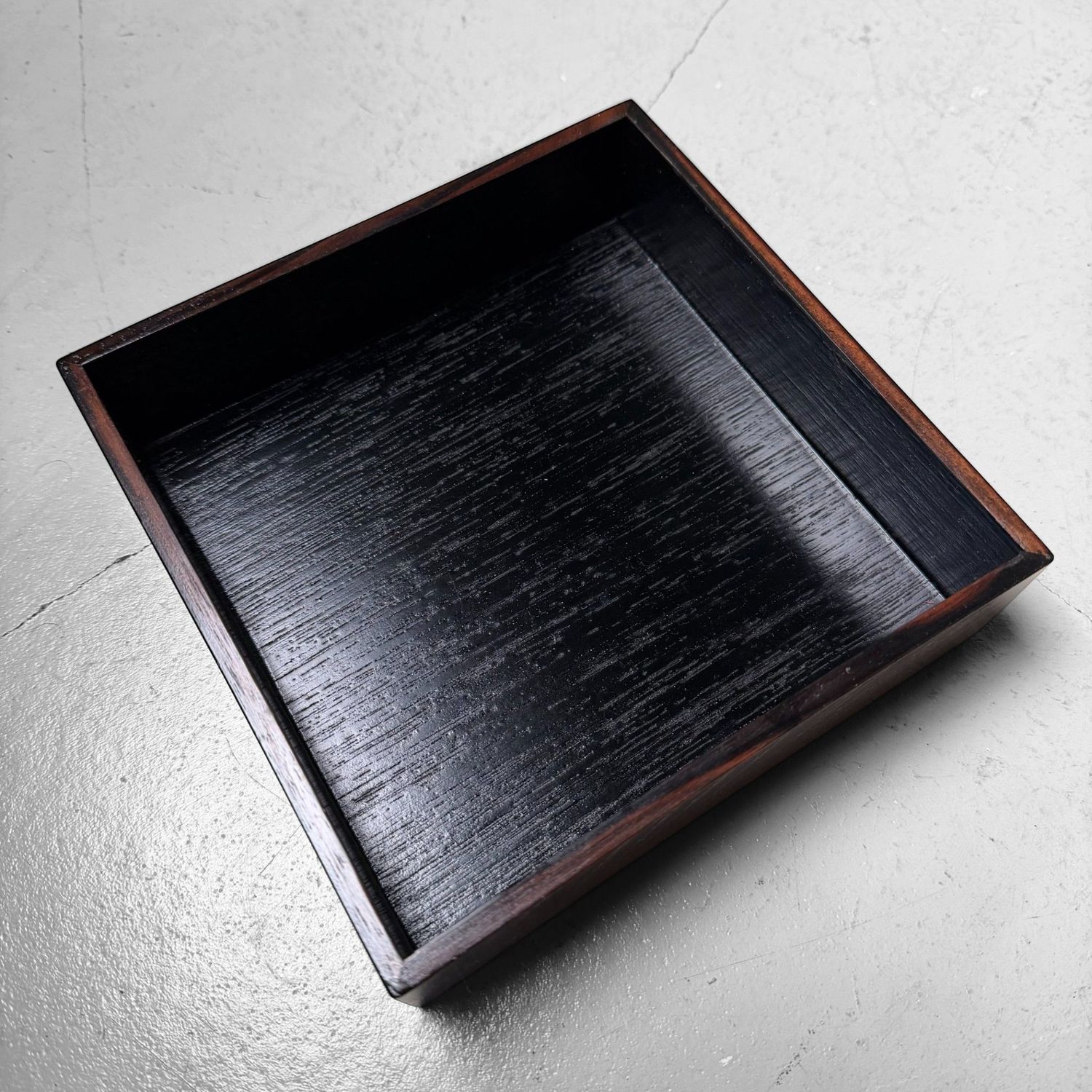 Small Japanese Jubako, Keyaki Wood with Gold Decoration, 1970s