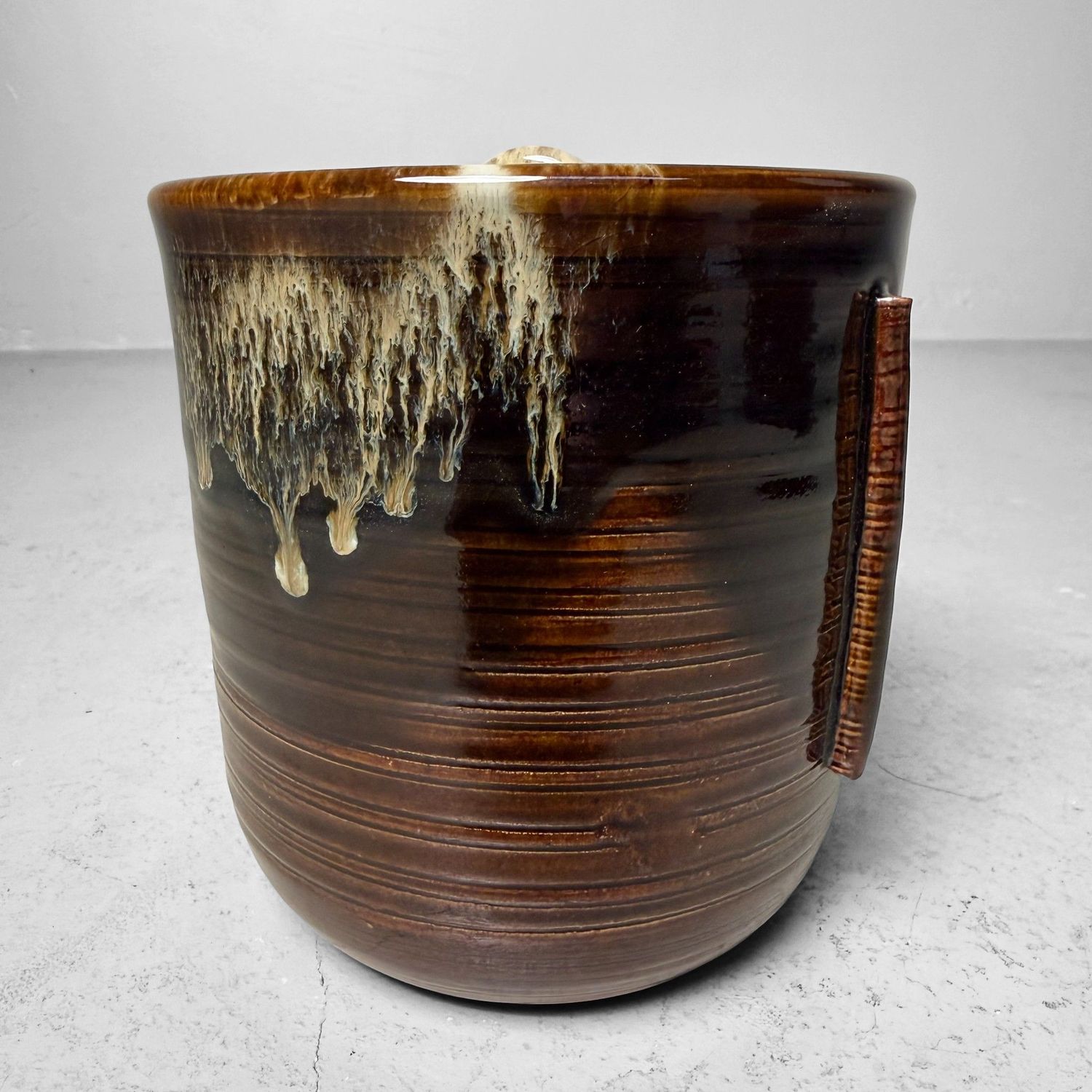 Takatori Mizusashi, Keramieken Waterpot voor Theeceremonie, 1970s Takatori Mizusashi, Keramieken Waterpot voor Theeceremonie, 1970s