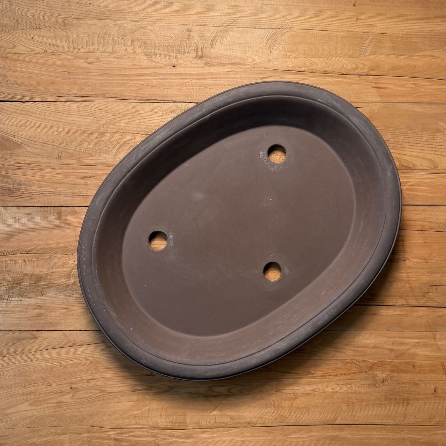 Large Japanese Oval Bonsai Tray, Bonsai-bachi, 1980s