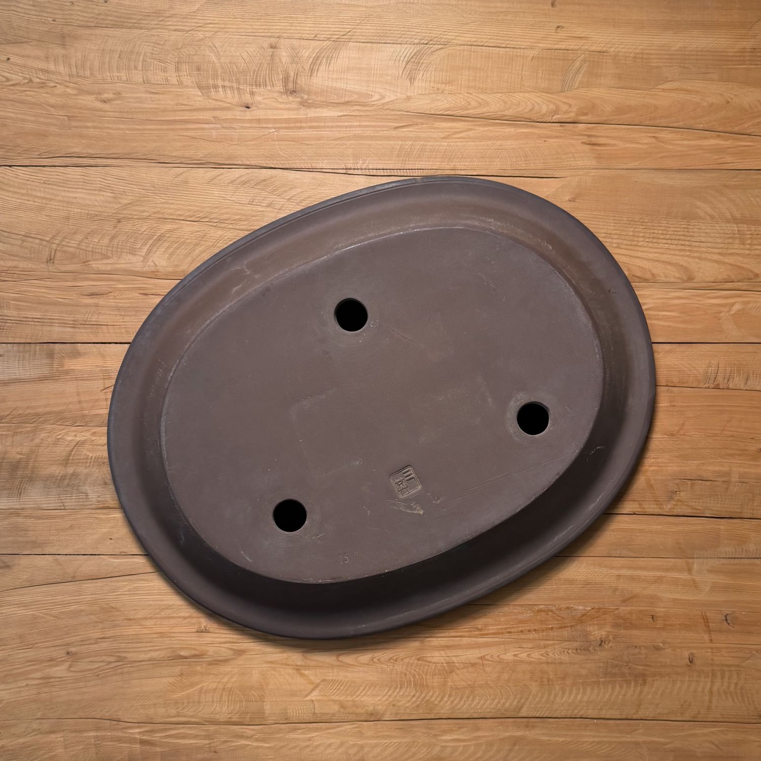 ​Grote Japanse Ovale Bonsaischaal, Bonsai-bachi, 1980s