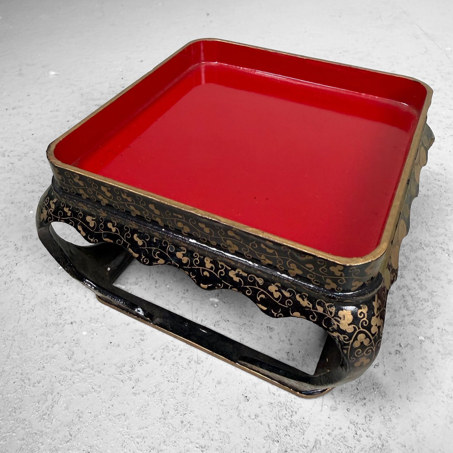 Luxurious Tsugaru-nuri Hina Lacquer Accessories, Fukushi Shikki, 1960s