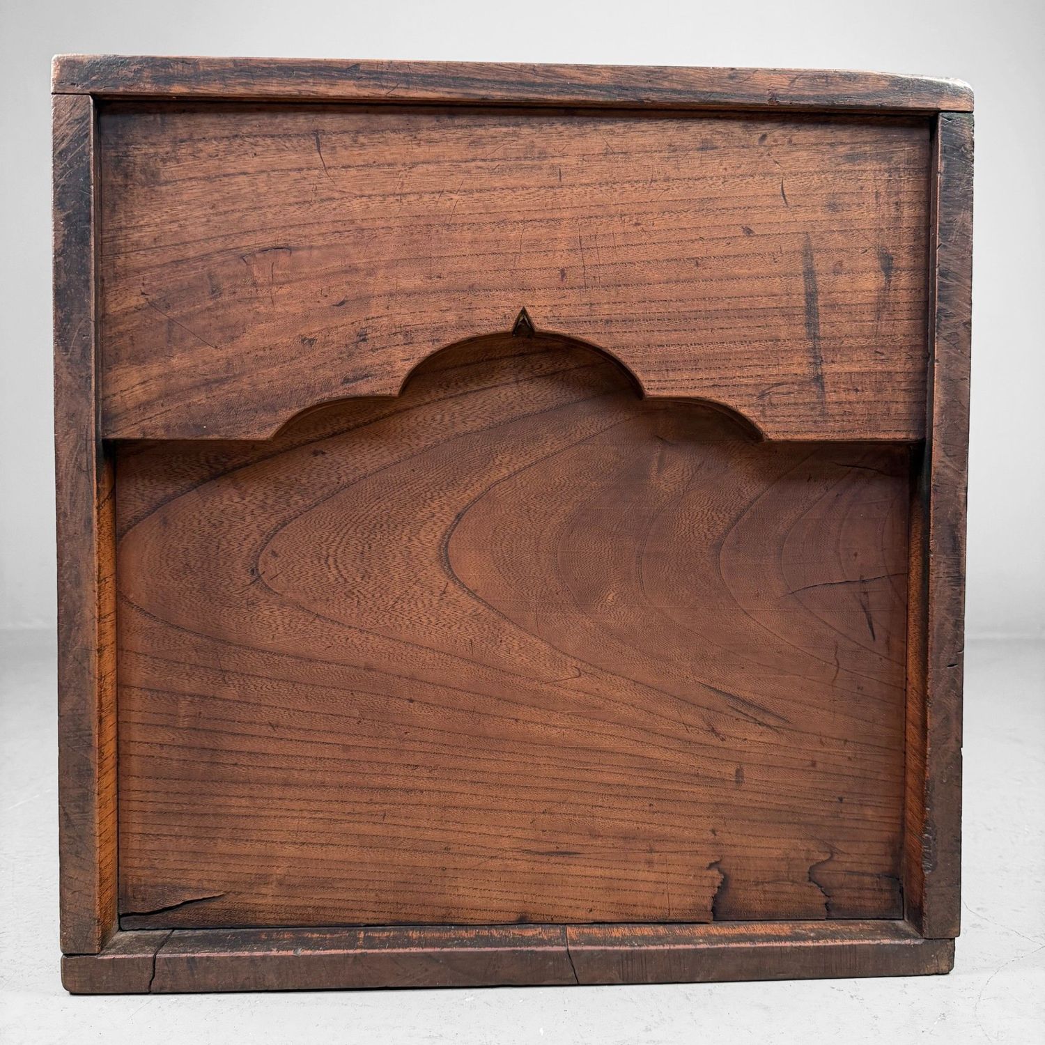 Antique Wooden Japanese Zenibako Box, 1860s