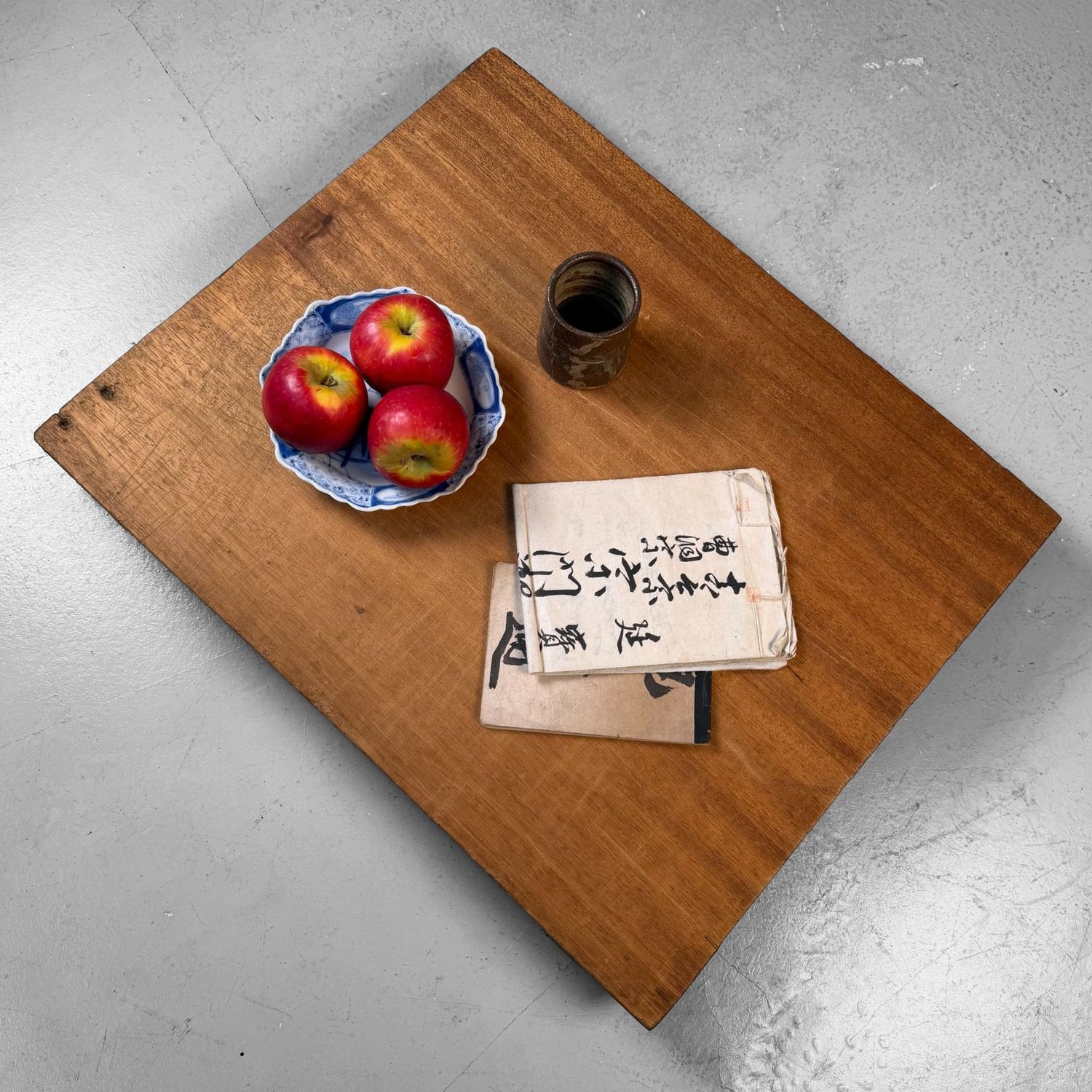 Houten Japanse Manaita Snijplank, Lage Displaytafel, 1960s