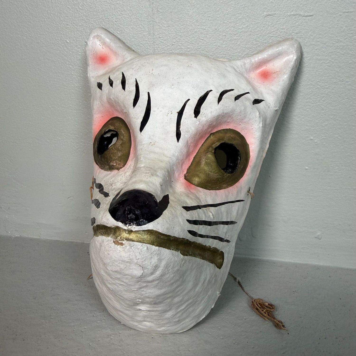 ​​Vintage Japans “Kitsune” Masker in Papier-maché, 1960s