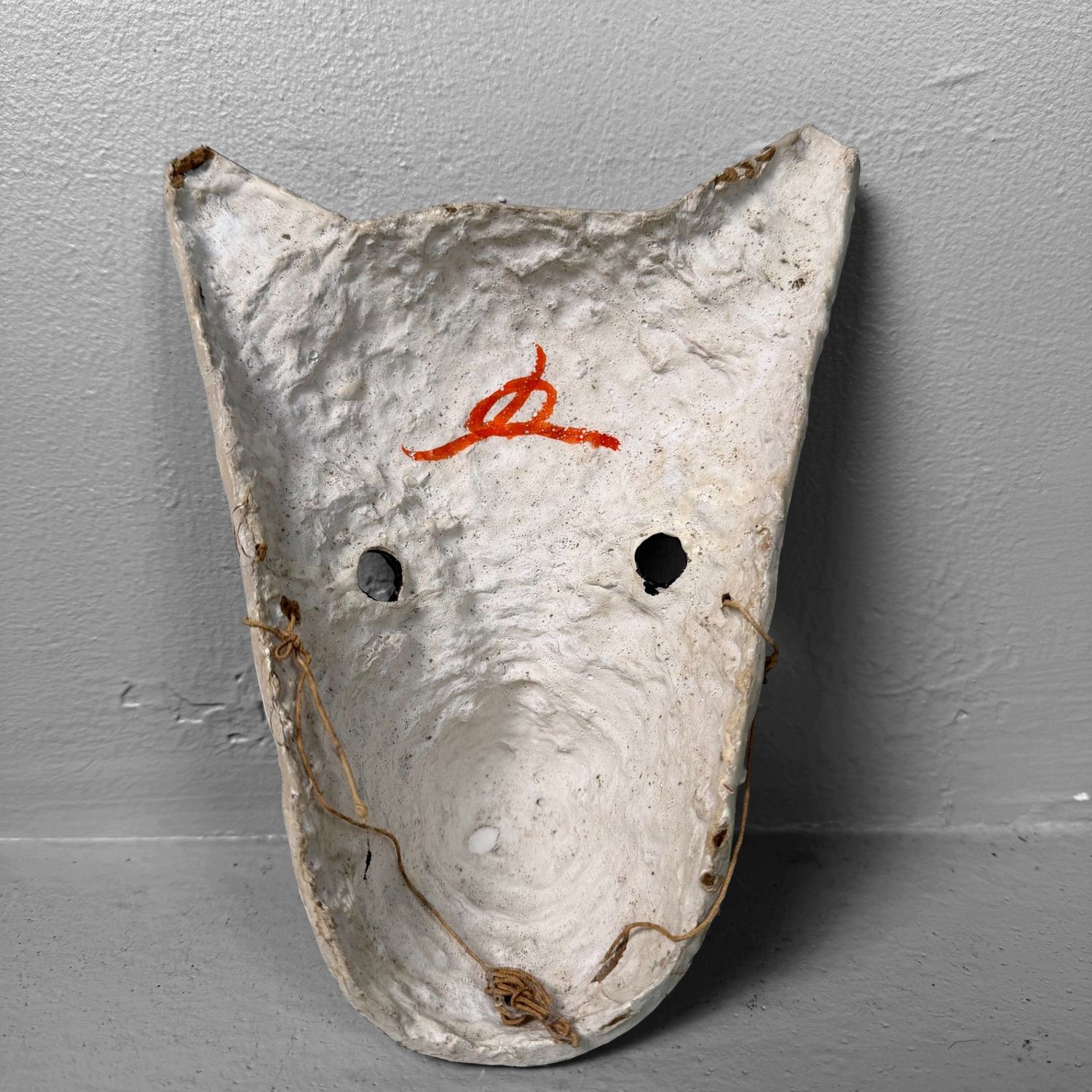 ​​Vintage Japans “Kitsune” Masker in Papier-maché, 1960s
