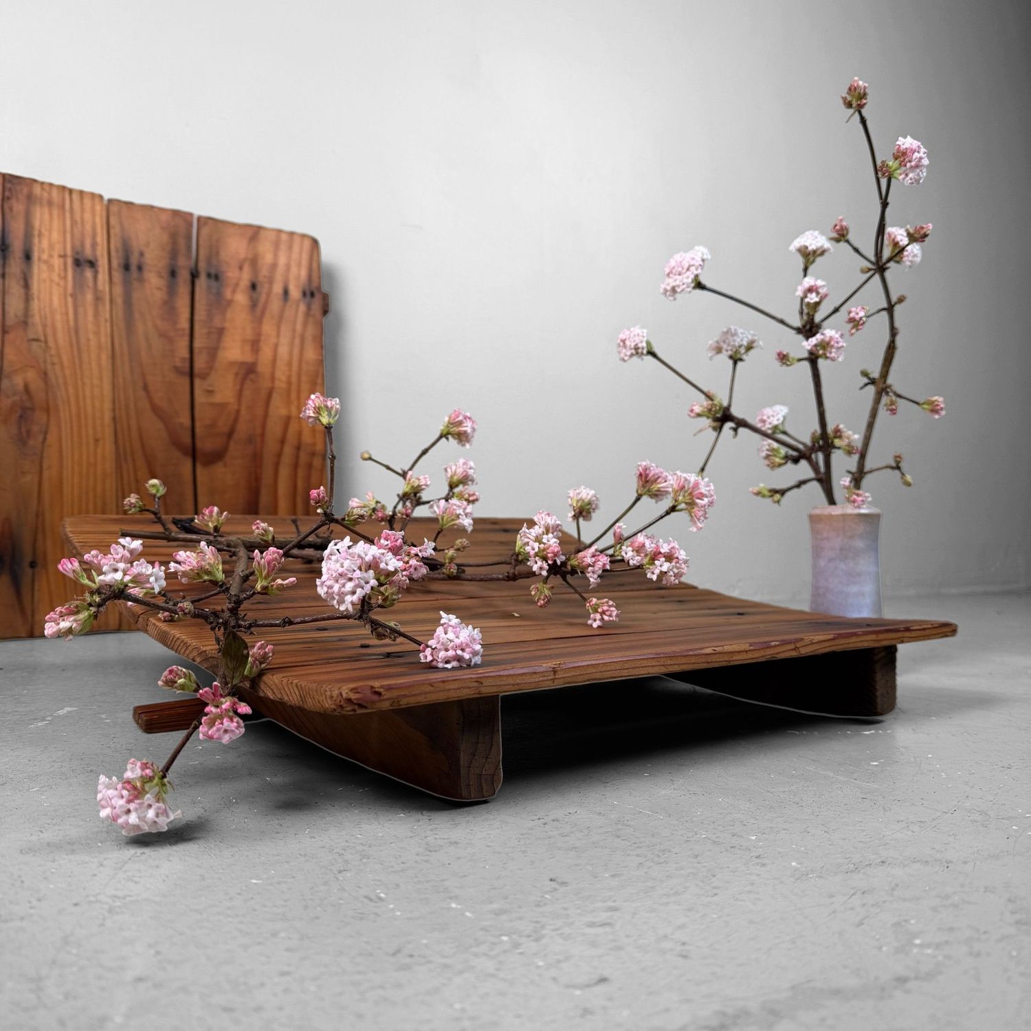 ​Lage Japans Houten Decoratie, Wabi-Sabi Displaystuk, 1930s