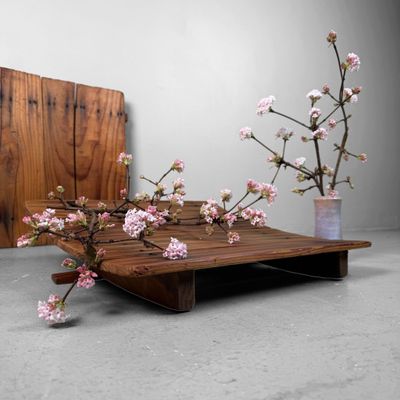 Japanese Wooden Display Board, Wabi-Sabi Piece, 1930s