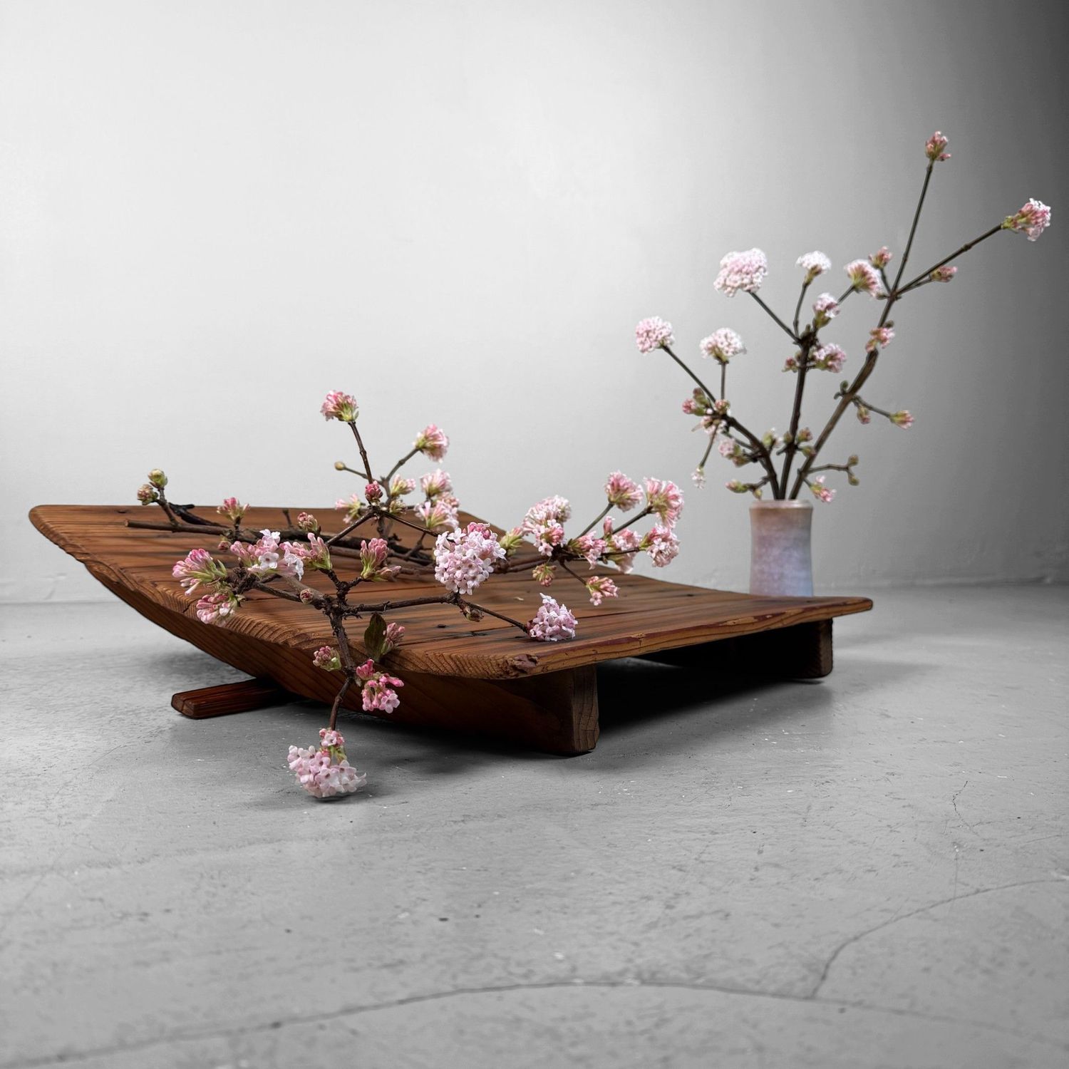 ​Lage Japans Houten Decoratie, Wabi-Sabi Displaystuk, 1930s