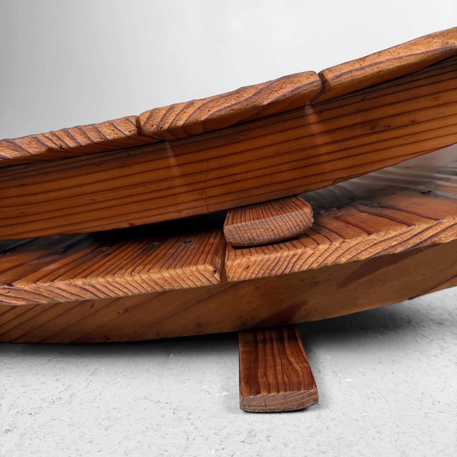 ​Lage Japans Houten Decoratie, Wabi-Sabi Displaystuk, 1930s