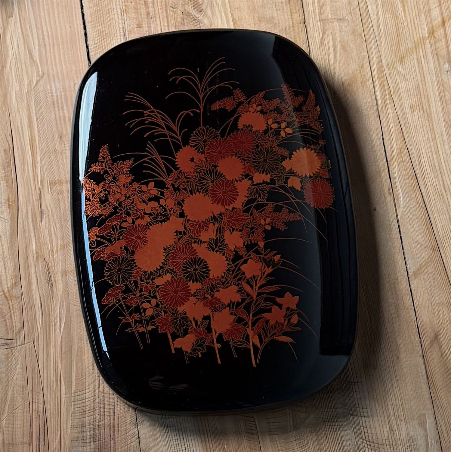 Lacquer Suzuribako Calligraphy Set, Yakumo-nuri, 1983