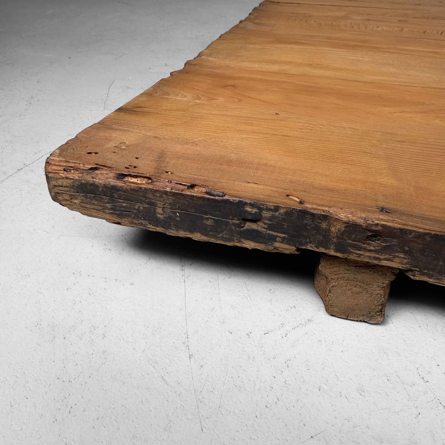 Houten Japanse Manaita Snijplank, Lage Displaytafel, 1950s