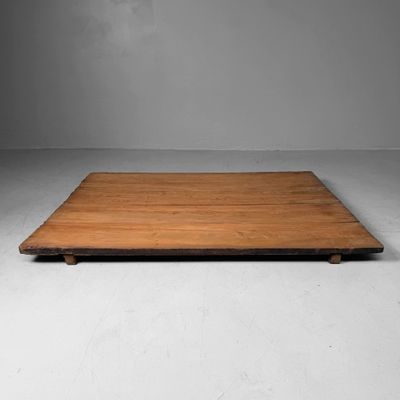 Houten Japanse Manaita Snijplank, Lage Displaytafel, 1950s