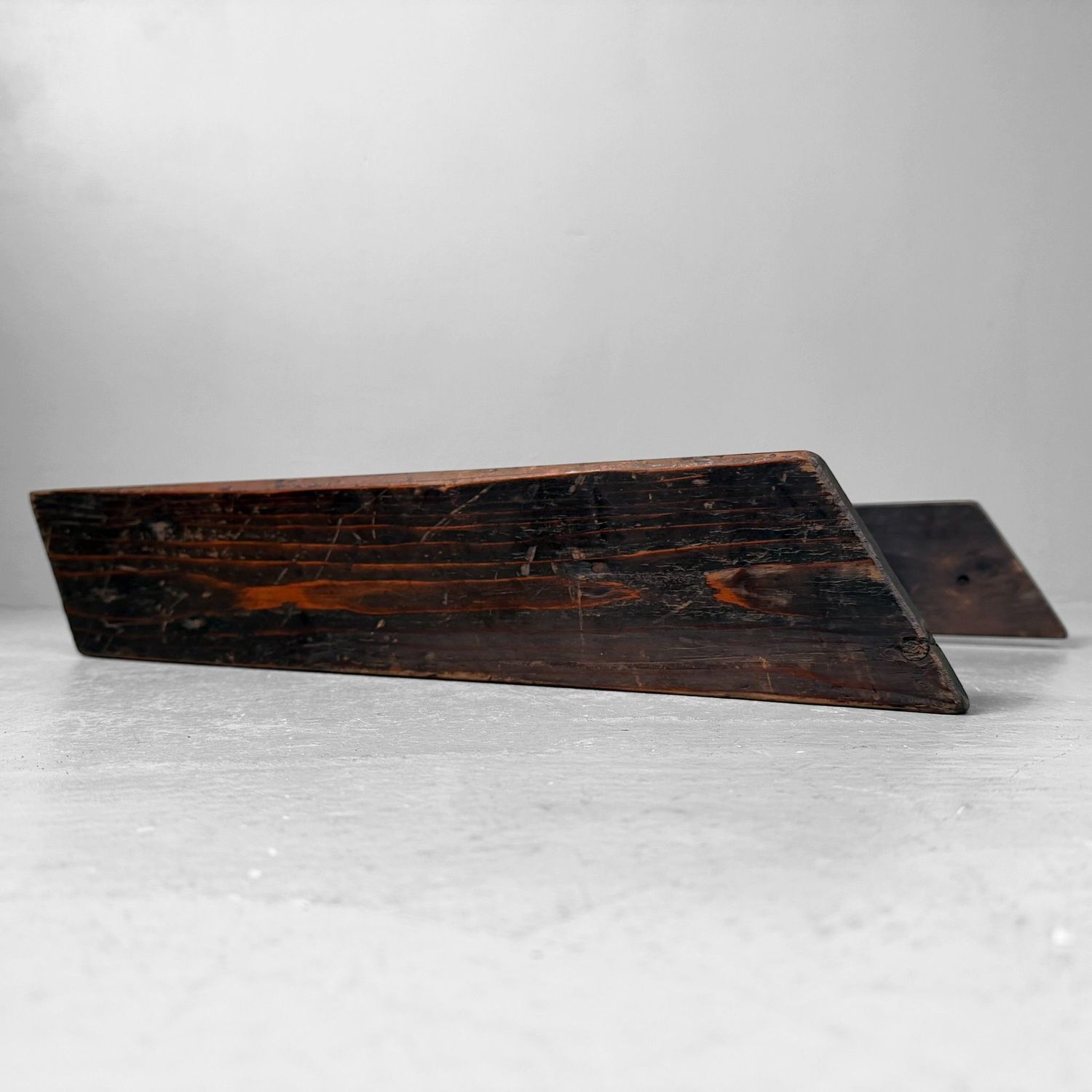 Small Wooden Japanese Ladder with Two Steps, 1940s