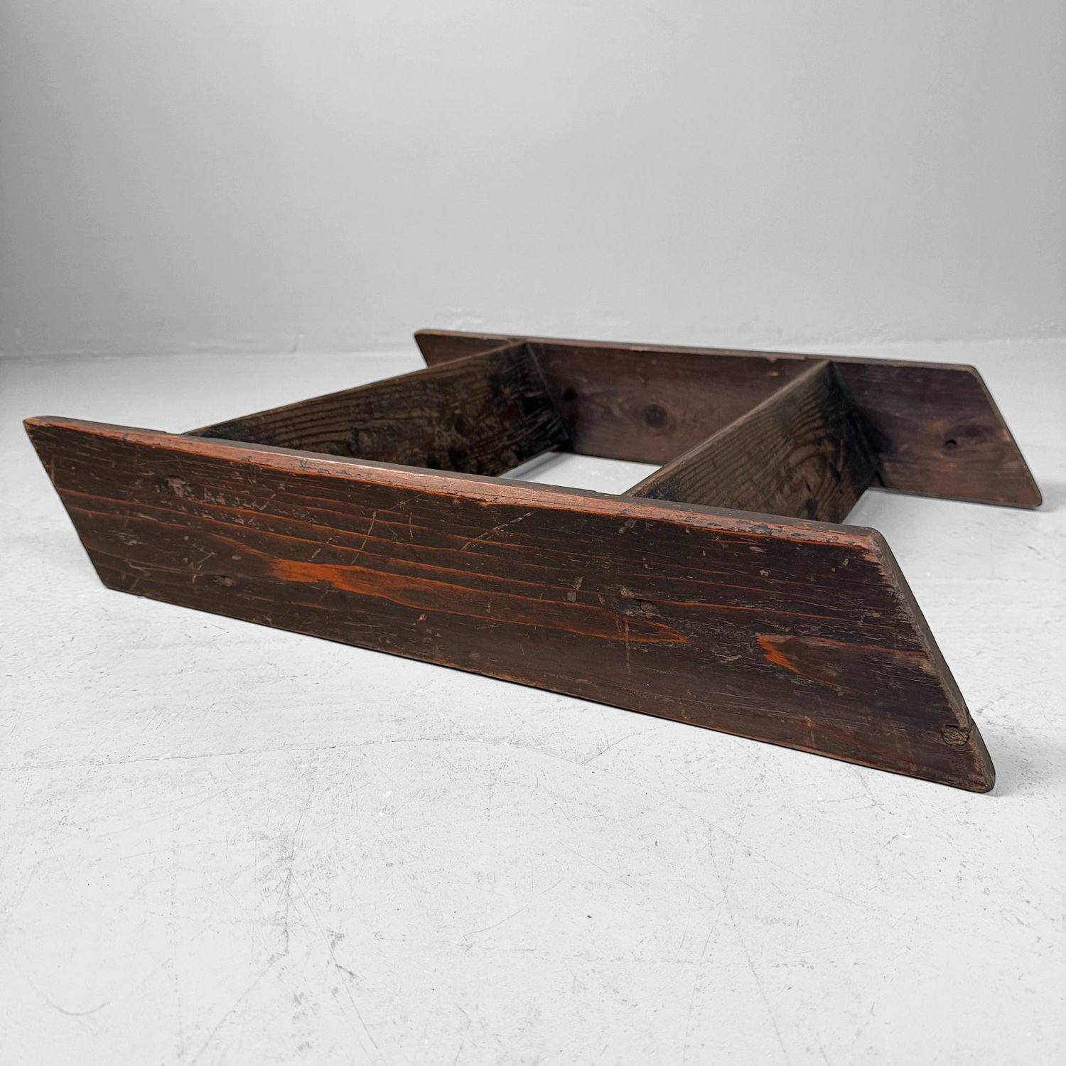 Small Wooden Japanese Ladder with Two Steps, 1940s