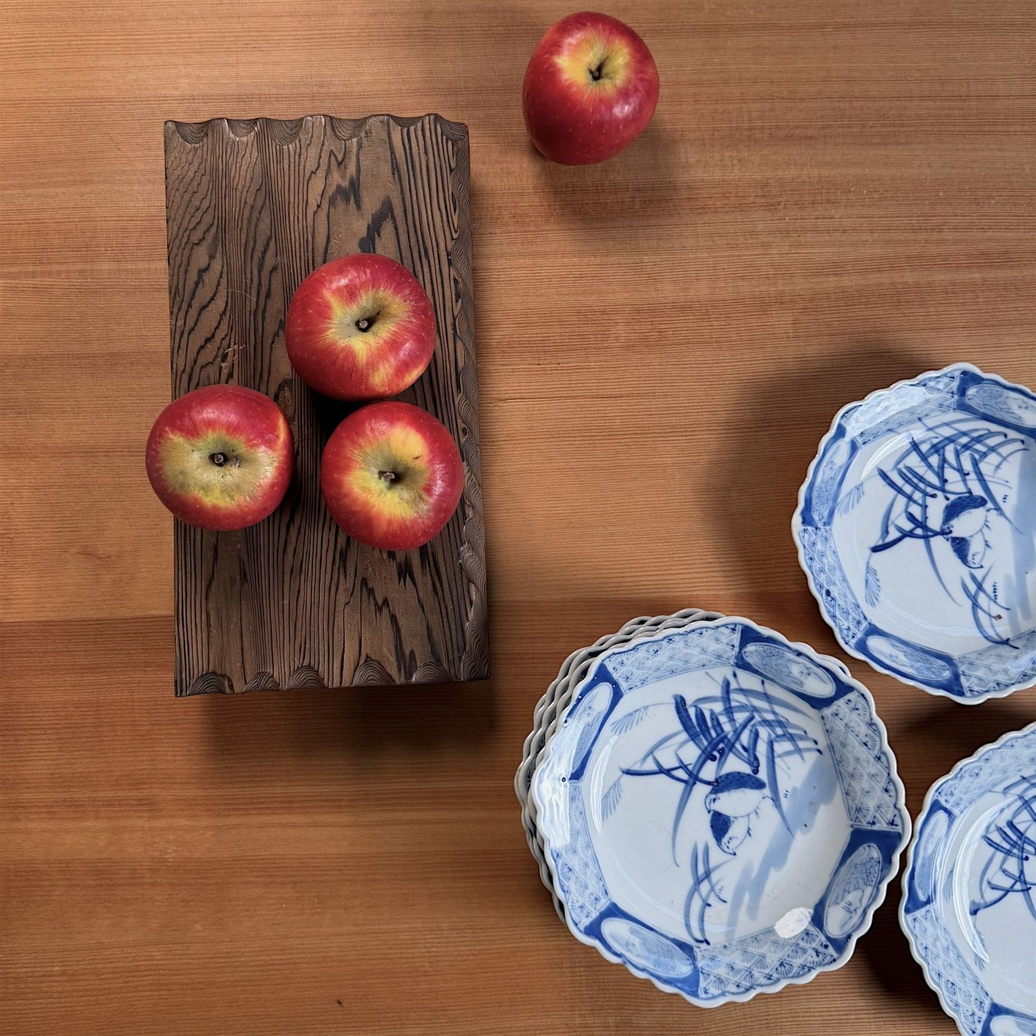 Houten Japanse Manaita Snijplank, Lage Displaytafel, 1980s