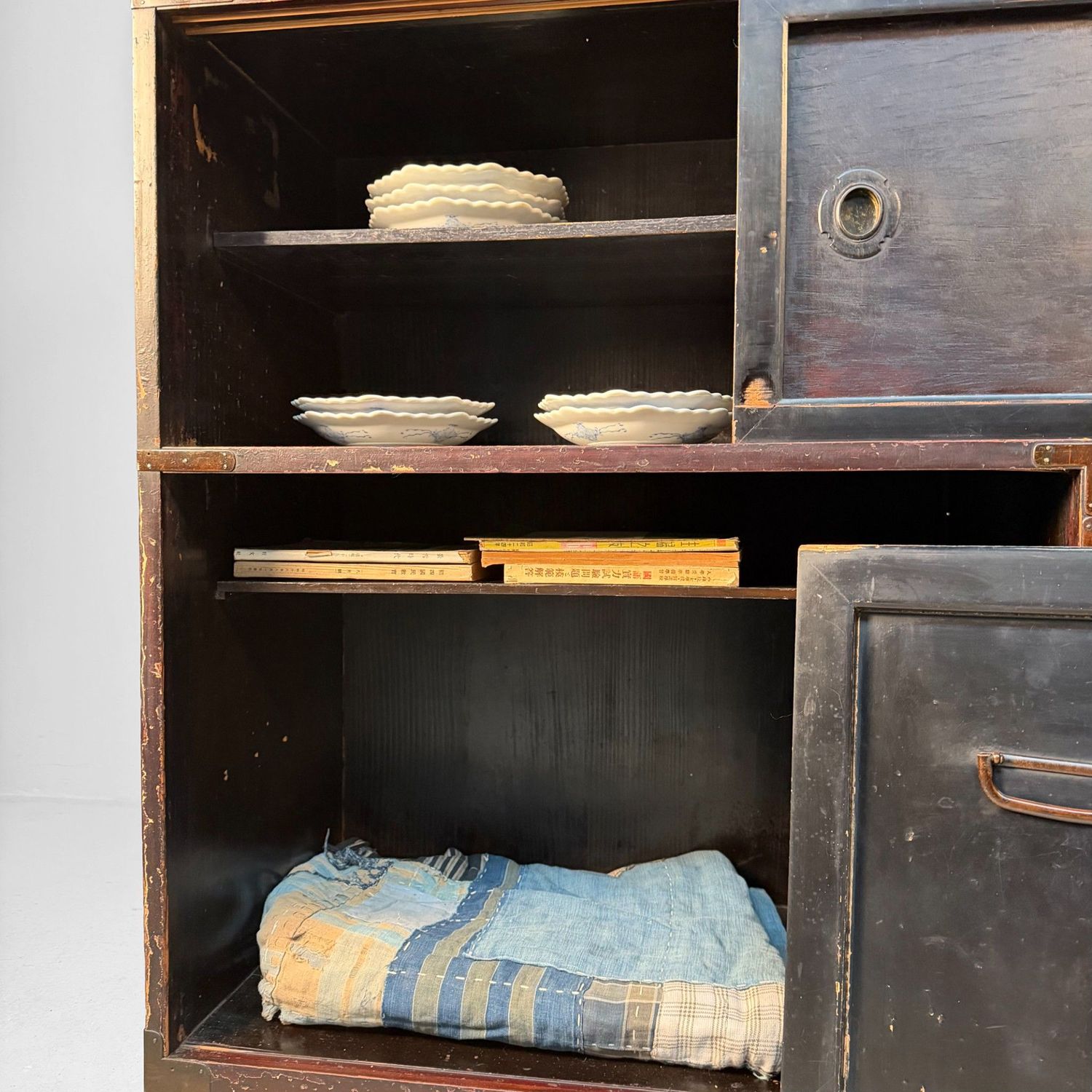 Japanese Mizuya Tansu Storage Cabinet, 1900s