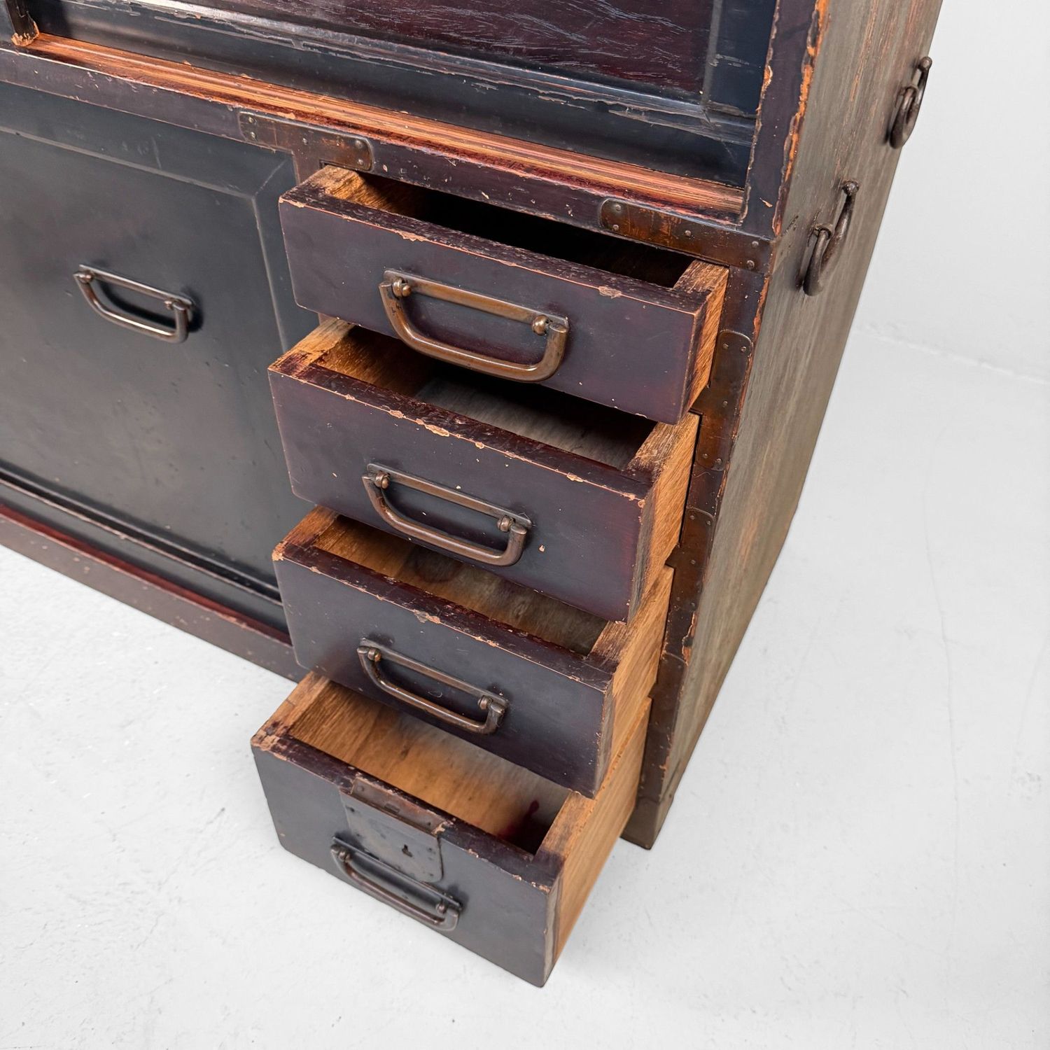 Japanese Mizuya Tansu Storage Cabinet, 1900s