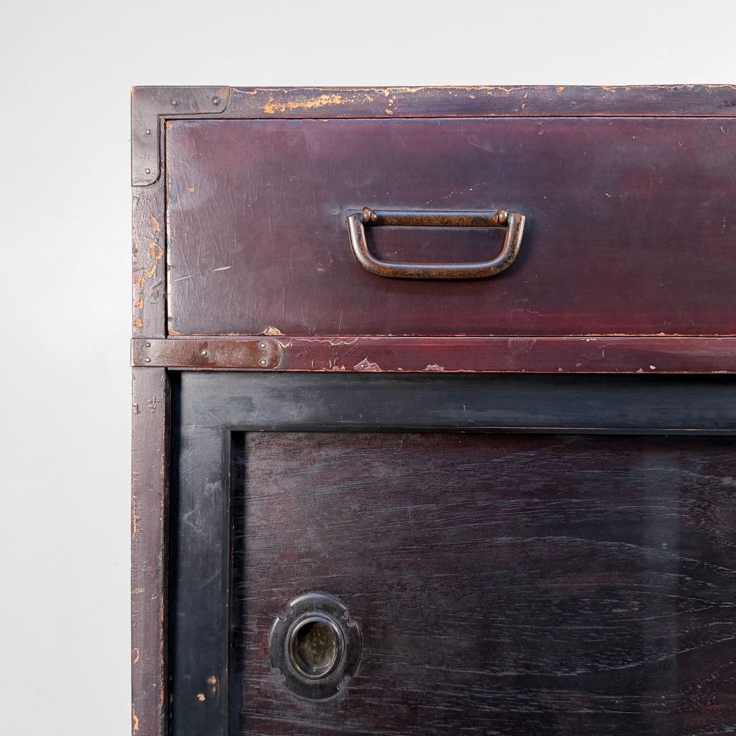 Japanese Mizuya Tansu Storage Cabinet, 1900s