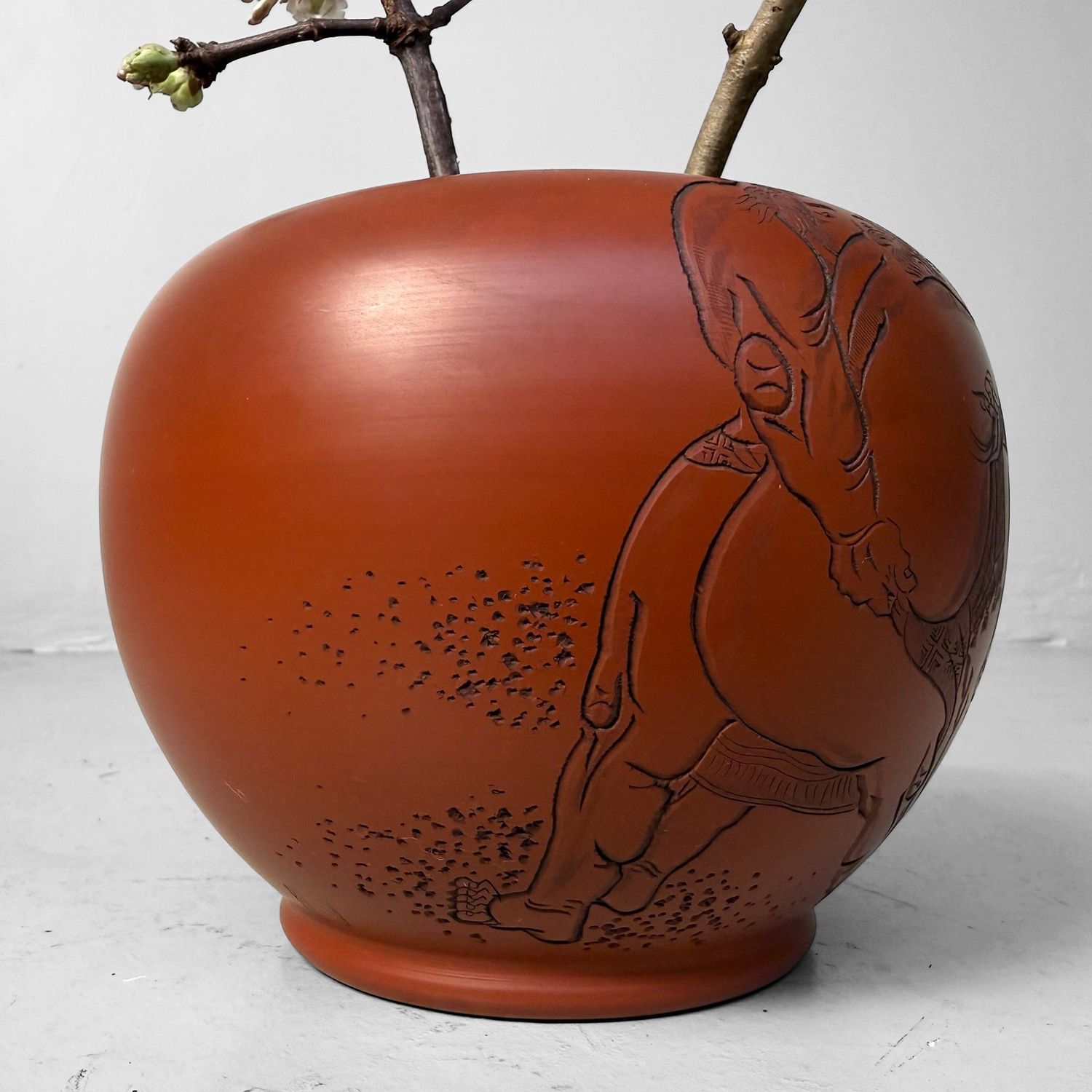 Tokoname Shudei Kensui Water Pot, Japanese Ceramic, 1960s