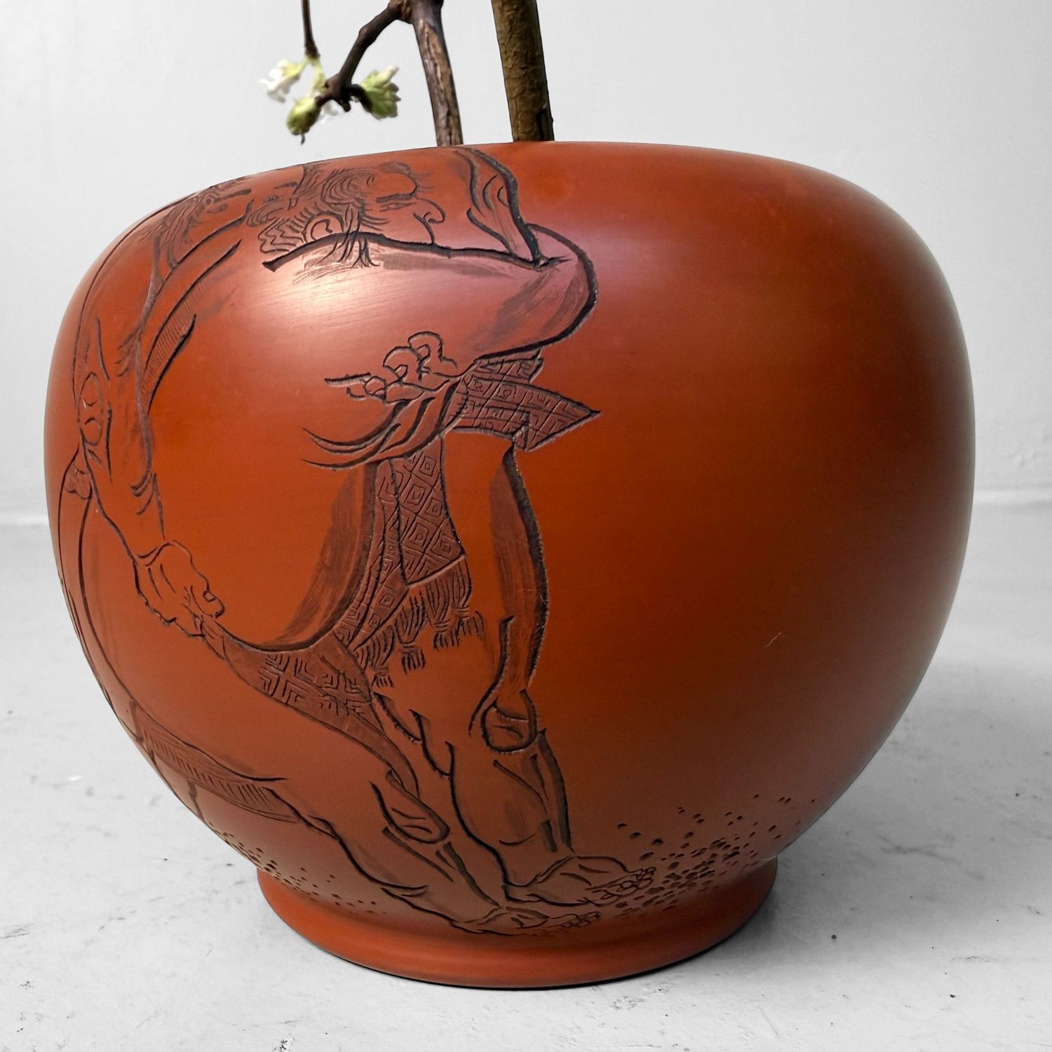 Tokoname Shudei Kensui Water Pot, Japanese Ceramic, 1960s