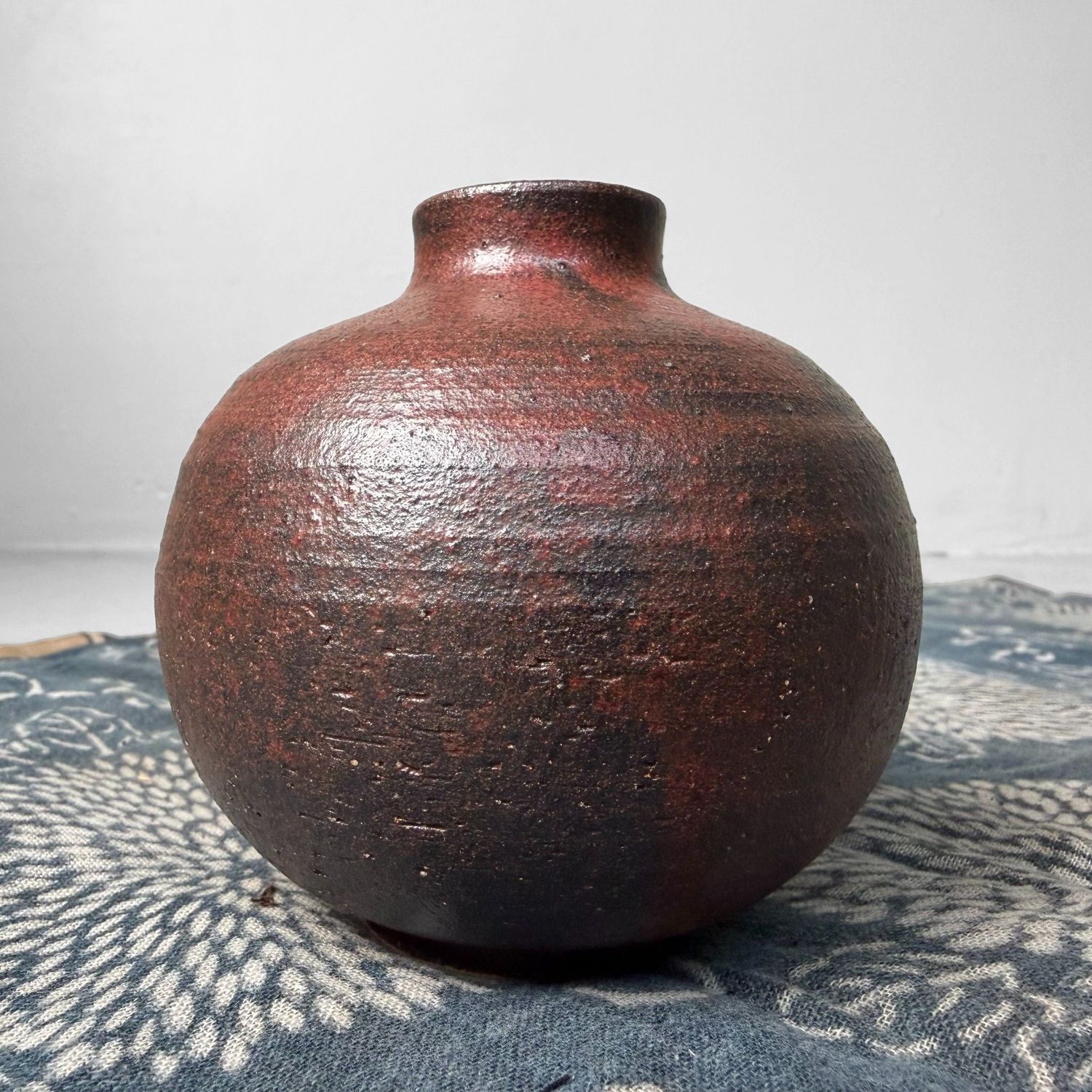 Kutani Aardewerken Vaasje, Momiji-decor, 1970s