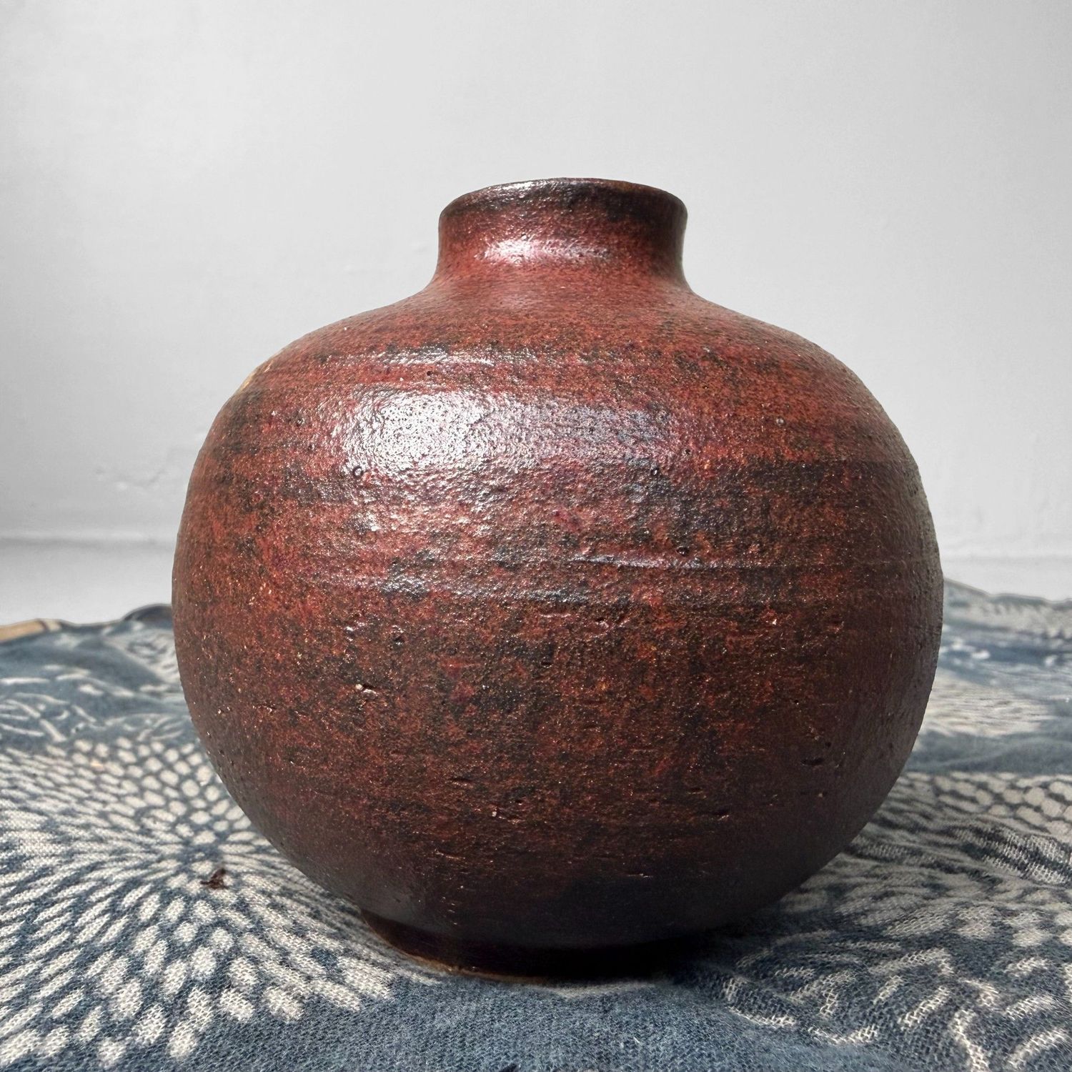 Kutani Aardewerken Vaasje, Momiji-decor, 1970s