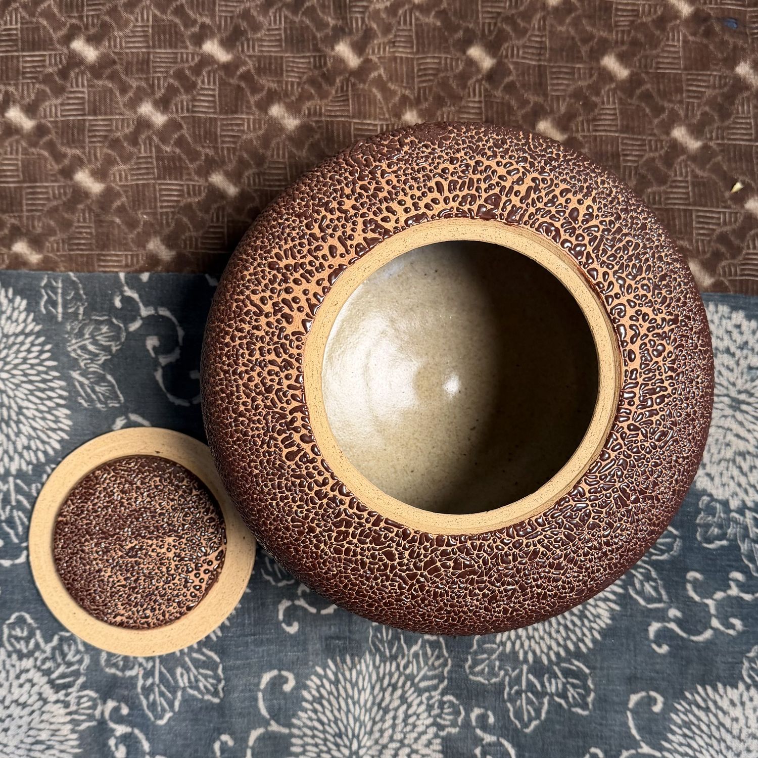 Shiso-te yū Mizusashi, Water Container by Noma Gazan, Japan, 1970s