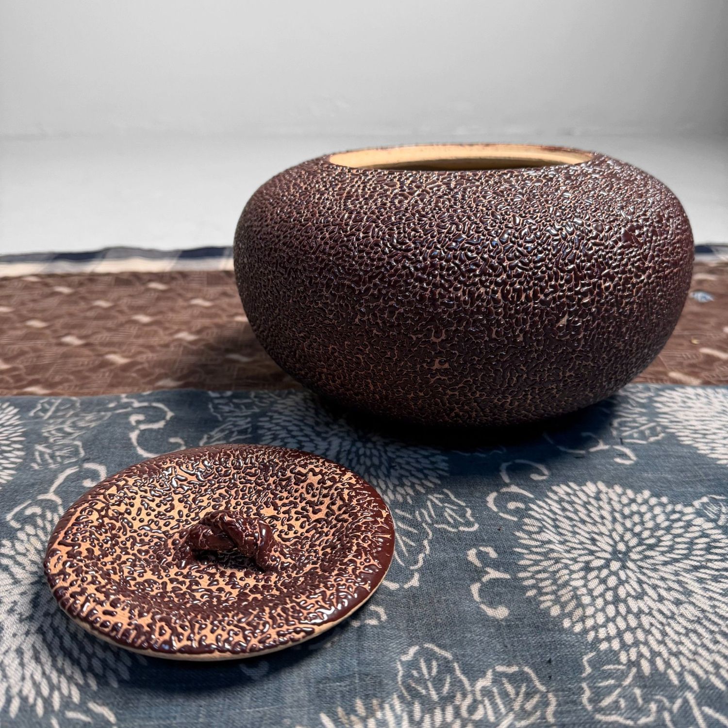 Shiso-te yū Mizusashi, Water Container by Noma Gazan, Japan, 1970s