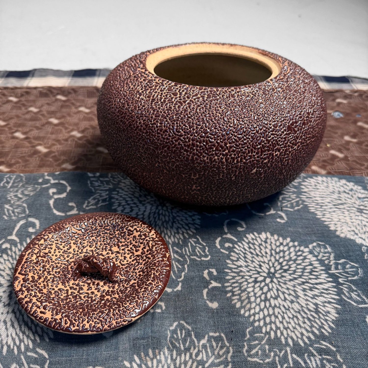 Shiso-te yū Mizusashi, Water Container by Noma Gazan, Japan, 1970s