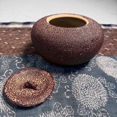 Shiso-te yū Mizusashi, Water Container by Noma Gazan, Japan, 1970s