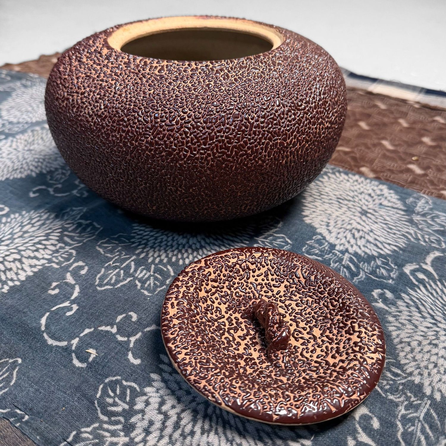 Shiso-te yū Mizusashi, Water Container by Noma Gazan, Japan, 1970s