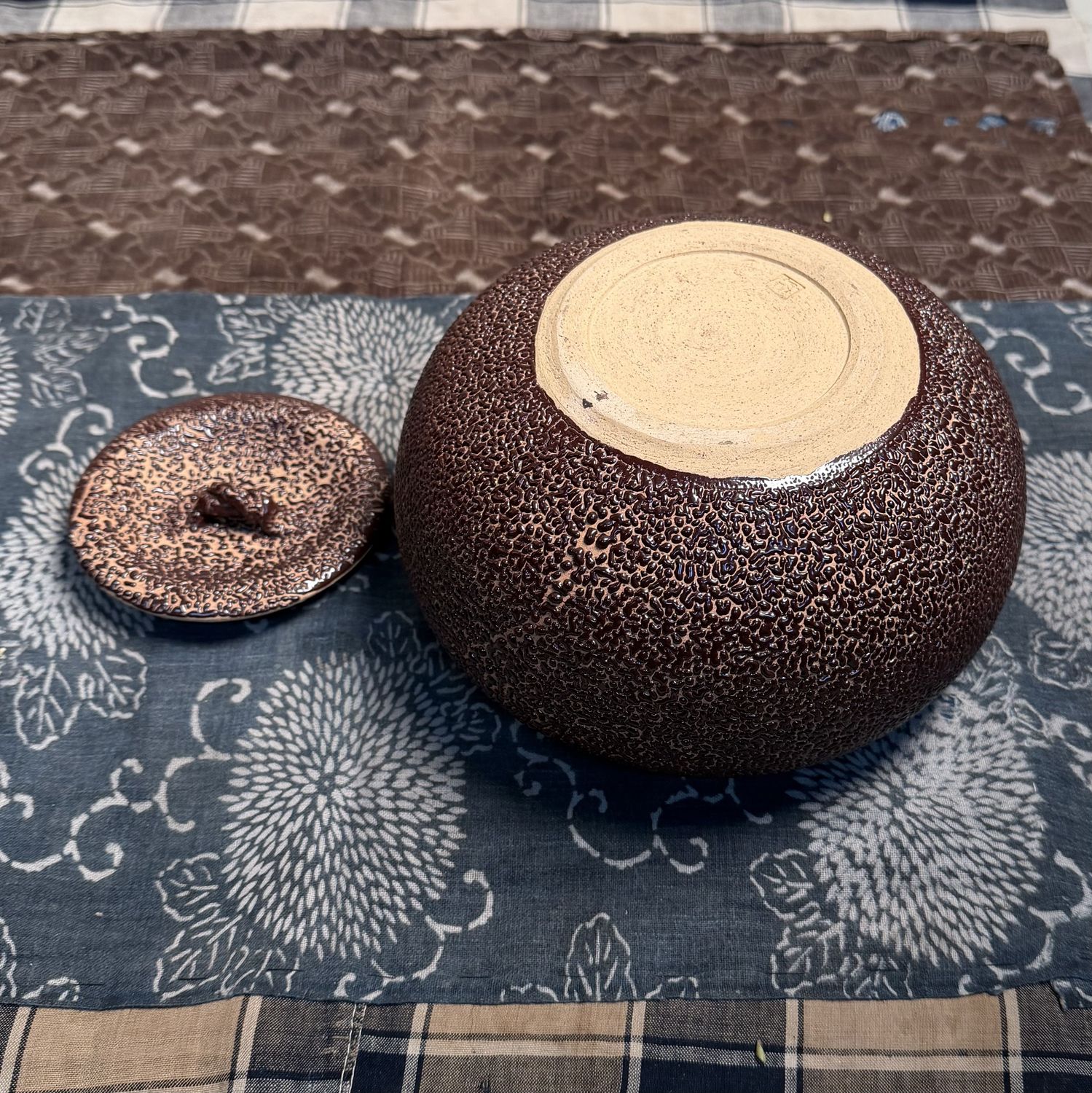 Shiso-te yū Mizusashi, Water Container by Noma Gazan, Japan, 1970s