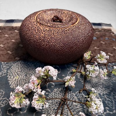 Shiso-te yū Mizusashi, Water Container by Noma Gazan, Japan, 1970s