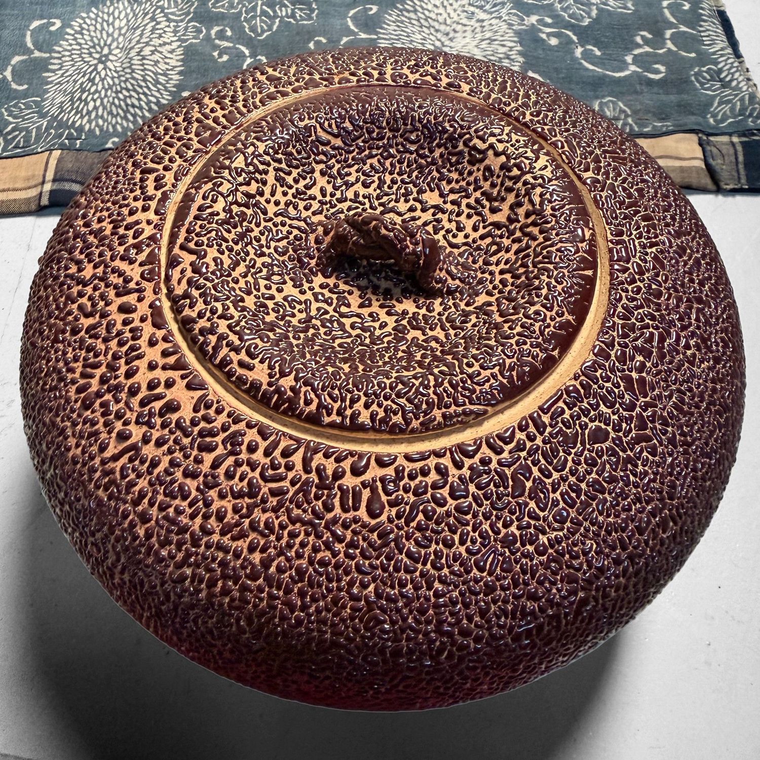 Shiso-te yū Mizusashi, Water Container by Noma Gazan, Japan, 1970s