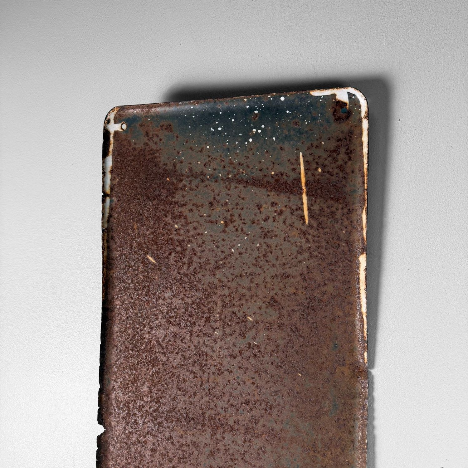 Large Japanese Enamel Advertising Sign “Nippon Gas”, 1950s