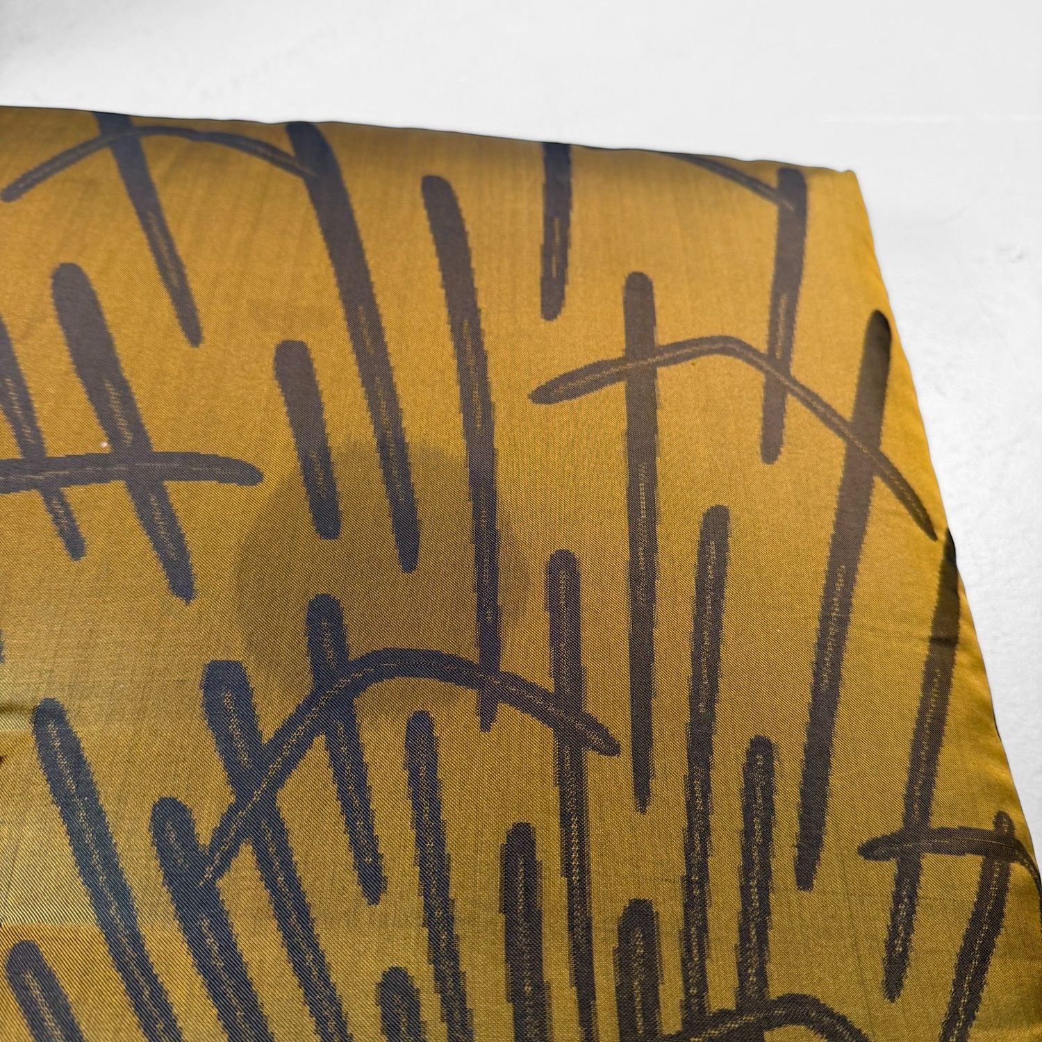 Set of Vintage Zabuton Floor Cushions with Floral Motif, 1960s