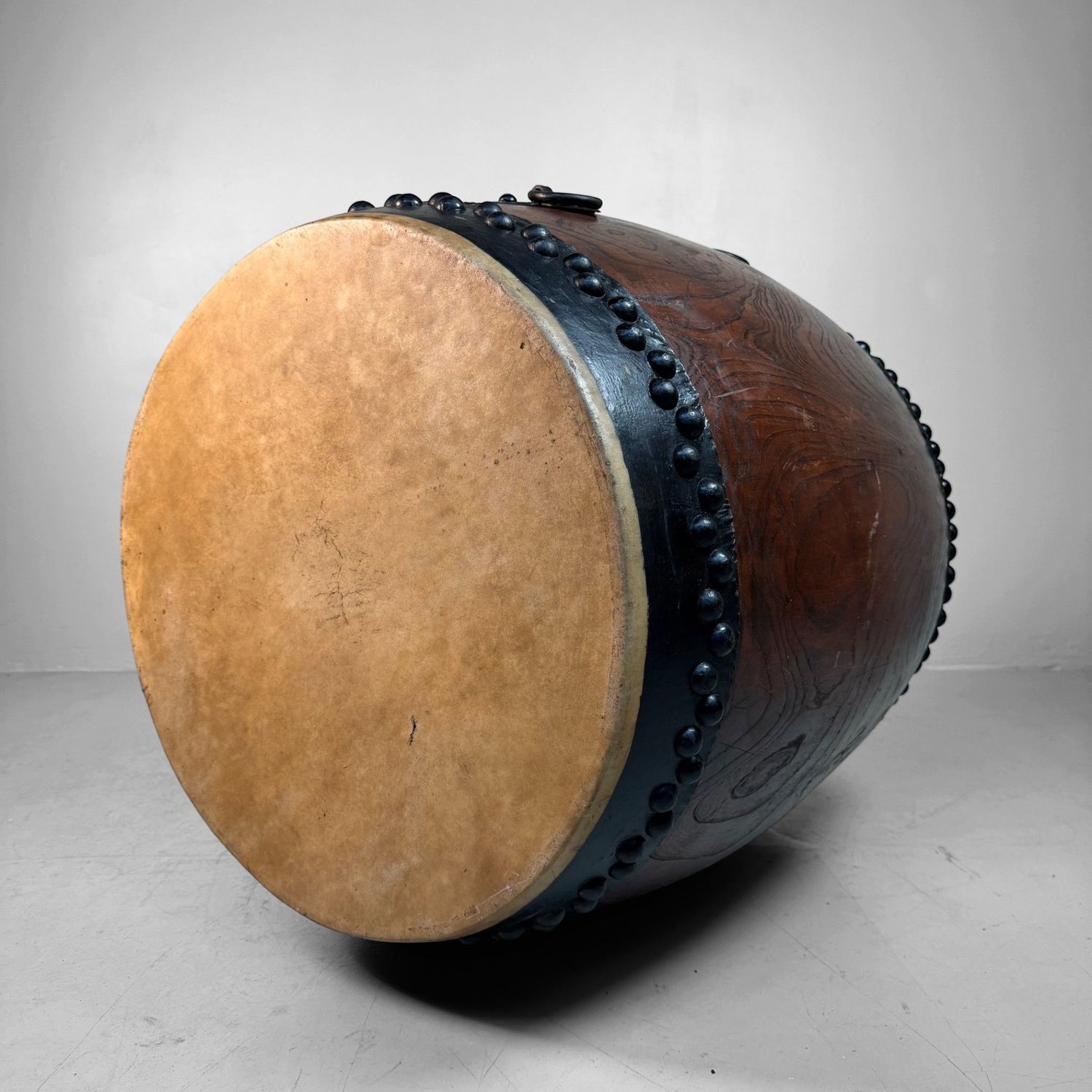 Decorative Japanese Nagadō Taiko Matsuri Drum, 1950s