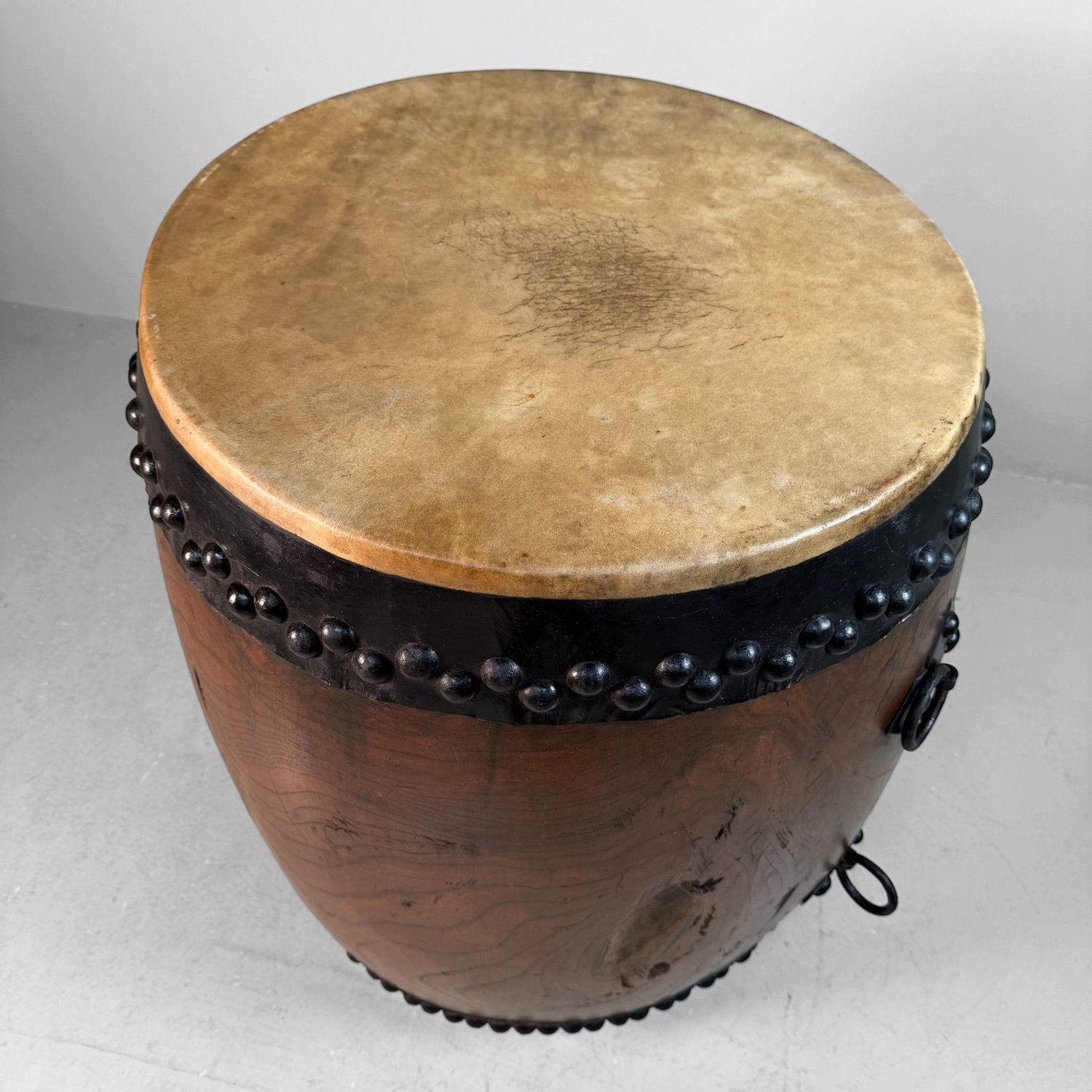 Decorative Japanese Nagadō Taiko Matsuri Drum, 1950s