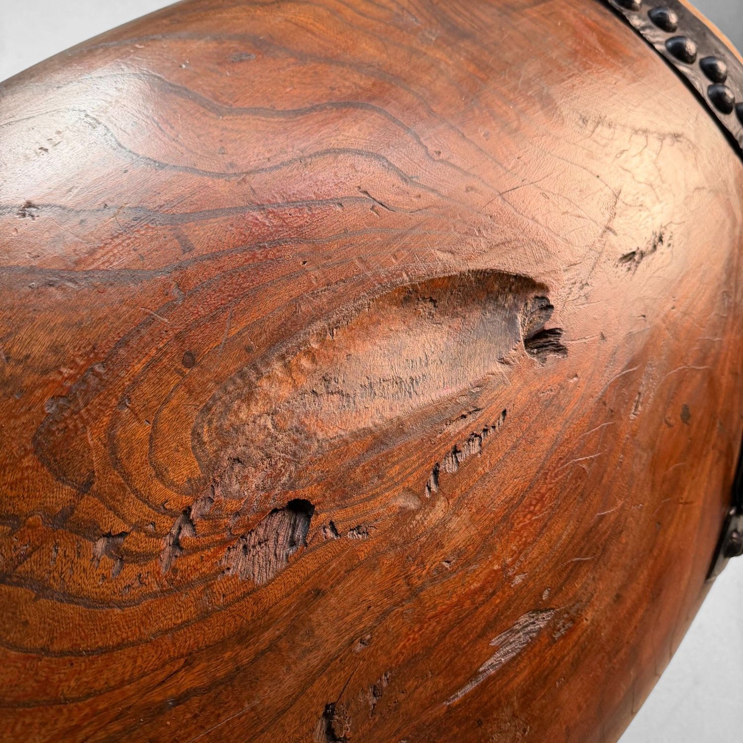 Decorative Japanese Nagadō Taiko Matsuri Drum, 1950s
