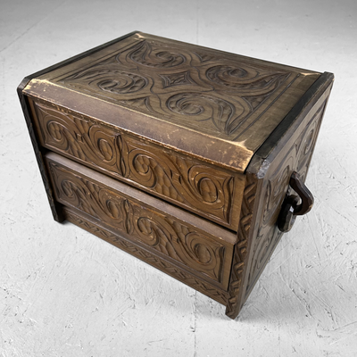 Vintage Nikko-Bori Haribako Tansu Shōwa Japan