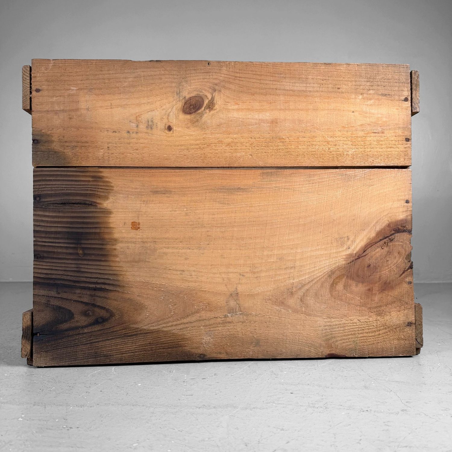 Vintage Japanese Wooden Crate with Kincho Label, 1930s–40s